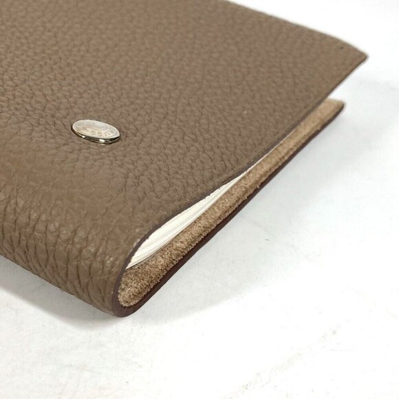 HERMES Notebook cover Yuris PM stationery Taurillon Clemence Etoupe gray - Picture 9 of 16